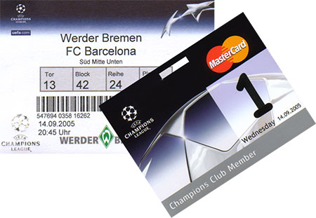 Bremen - Barcelona Ticket