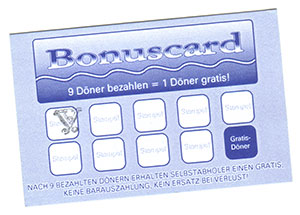 Döner Bonuscard